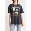 Vinyl Icons Malibu Hills Graphic T-shirt In Blue
