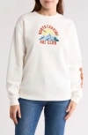 Shop Vinyl Icons Monte Cervino Ski Club Fleece Sweatshirt In Off White