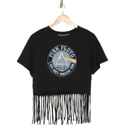 Vinyl Icons Pink Floyd Fringe Trim T-shirt In Black