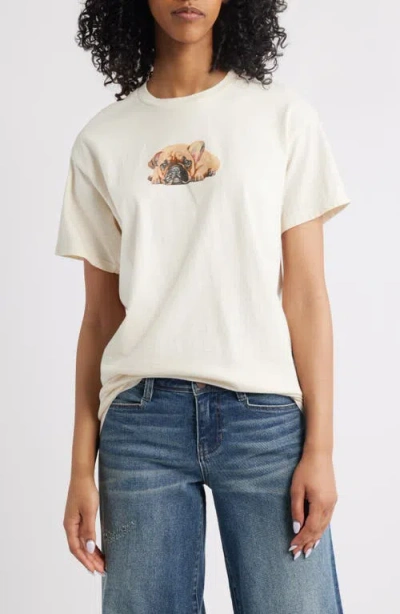 Vinyl Icons Puppy Cotton Graphic T-shirt In White