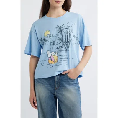 Vinyl Icons Snoopy Graphic T-shirt In Blue