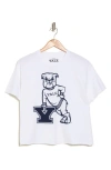 VINYL ICONS VINYL ICONS YALE CROPPED GRAPHIC T-SHIRT