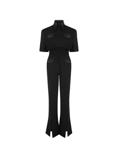 Violante Nessi Duse Zipped Jumpsuit In Black