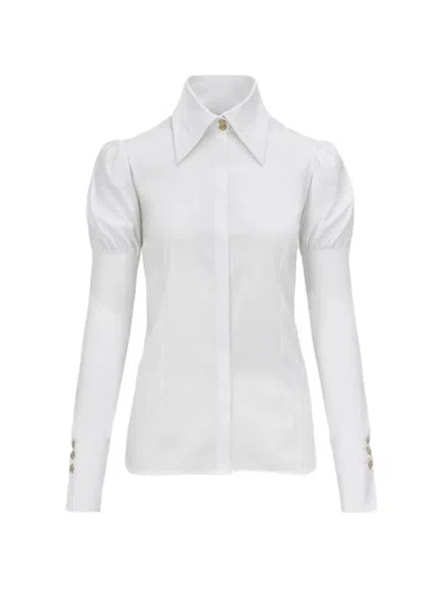Violante Nessi Point-collar Shirt In White
