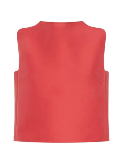 Violante Nessi Son Silk Top In Red