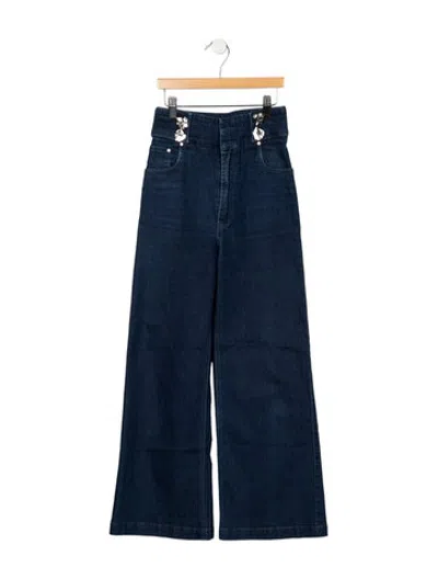 Pre-owned Violante Nessi Wide Leg Pants In Blue