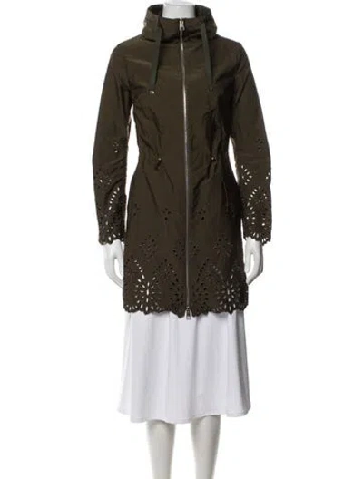Pre-owned Violanti Coat In Green