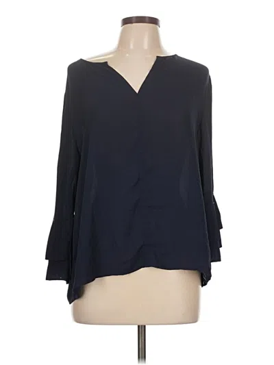 Pre-owned Violet & Claire 3/4 Sleeve Blouse In Black