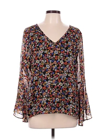 Pre-owned Violet & Claire 3/4 Sleeve Blouse In Black