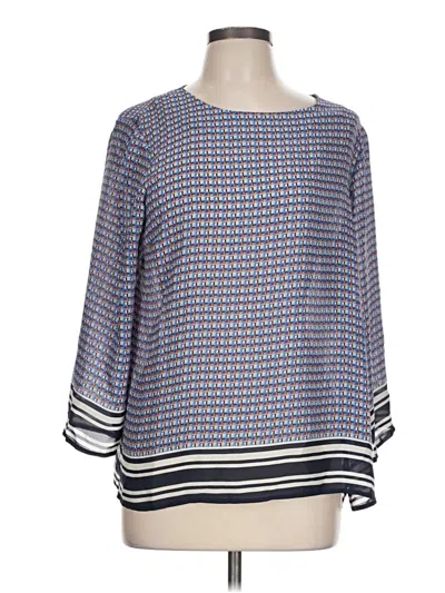 Pre-owned Violet & Claire 3/4 Sleeve Blouse In Blue