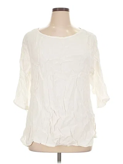 Pre-owned Violet & Claire 3/4 Sleeve Blouse In Ivory