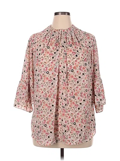 Pre-owned Violet & Claire 3/4 Sleeve Blouse In Pink