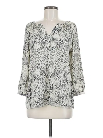 Pre-owned Violet & Claire 3/4 Sleeve Blouse In White
