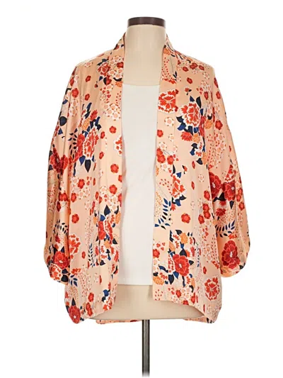 Pre-owned Violet & Claire Cardigan Sweater In Orange