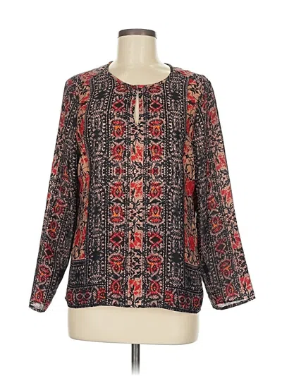 Pre-owned Violet & Claire Long Sleeve Blouse In Blue