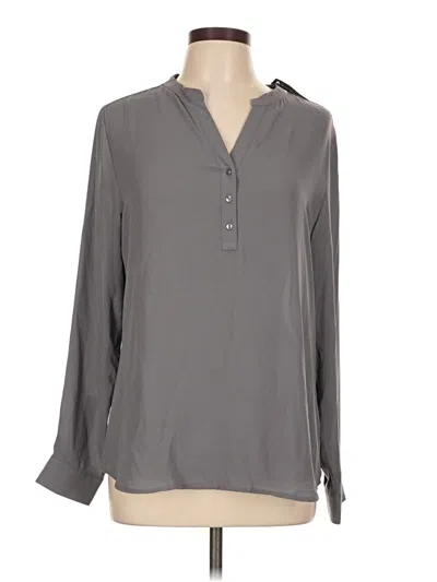 Pre-owned Violet & Claire Long Sleeve Blouse In Gray
