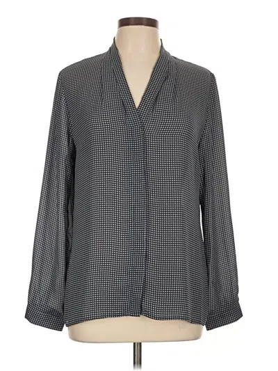 Pre-owned Violet & Claire Long Sleeve Blouse In Gray