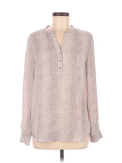 Pre-owned Violet & Claire Long Sleeve Blouse In Ivory