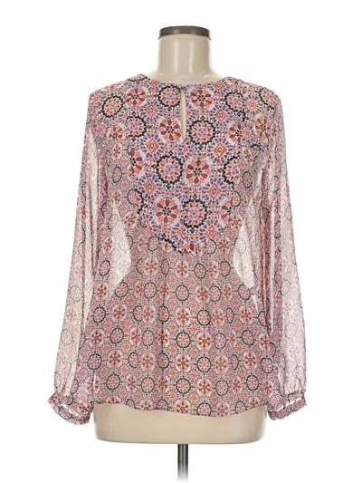 Pre-owned Violet & Claire Long Sleeve Blouse In Pink