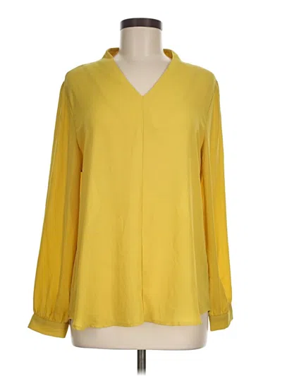 Pre-owned Violet & Claire Long Sleeve Blouse In Yellow
