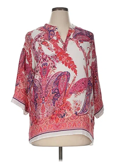 Pre-owned Violet & Claire Poncho In Pink