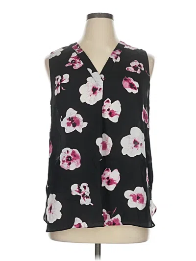 Pre-owned Violet & Claire Sleeveless Blouse In Black