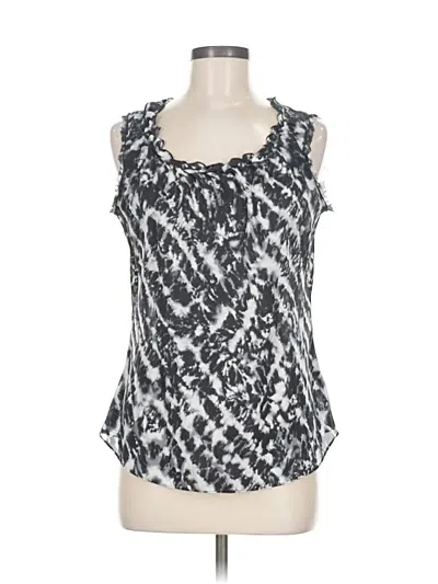 Pre-owned Violet & Claire Sleeveless Blouse In Black