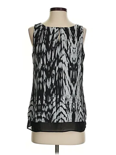 Pre-owned Violet & Claire Sleeveless Blouse In Black