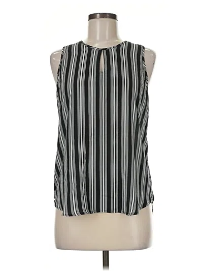 Pre-owned Violet & Claire Sleeveless Blouse In Black