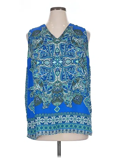 Pre-owned Violet & Claire Sleeveless Blouse In Blue