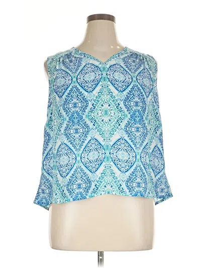 Pre-owned Violet & Claire Sleeveless Blouse In Blue
