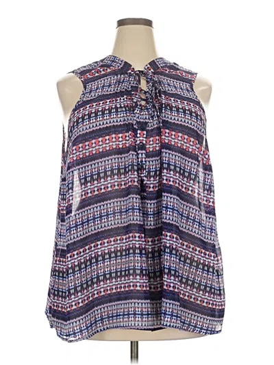 Pre-owned Violet & Claire Sleeveless Blouse In Blue