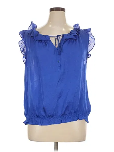 Pre-owned Violet & Claire Sleeveless Blouse In Blue