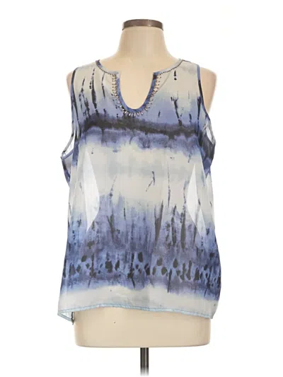 Pre-owned Violet & Claire Sleeveless Blouse In Blue