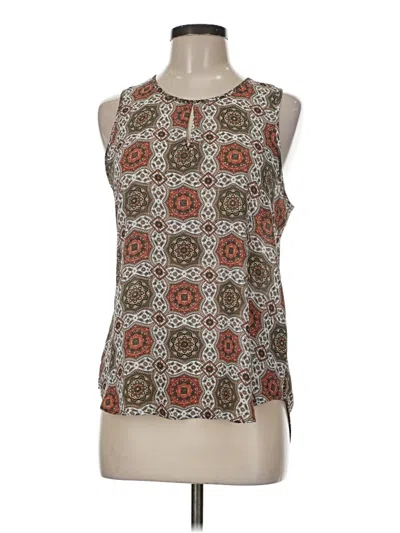 Pre-owned Violet & Claire Sleeveless Blouse In Brown