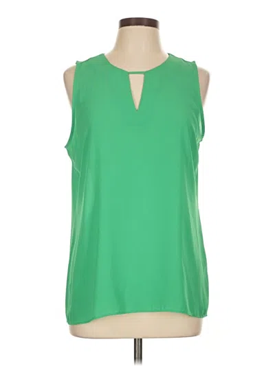 Pre-owned Violet & Claire Sleeveless Blouse In Green