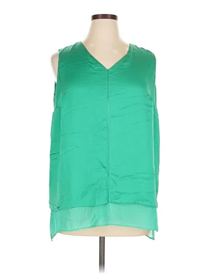 Pre-owned Violet & Claire Sleeveless Blouse In Green