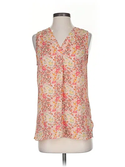 Pre-owned Violet & Claire Sleeveless Blouse In Orange