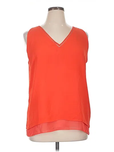 Pre-owned Violet & Claire Sleeveless Blouse In Orange