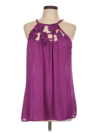 Pre-owned Violet & Claire Sleeveless Blouse In Purple
