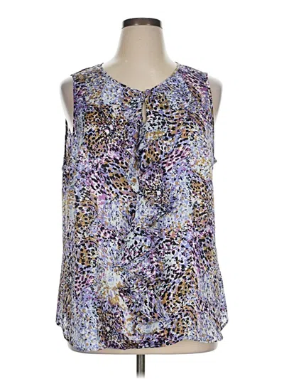 Pre-owned Violet & Claire Sleeveless Blouse In Purple
