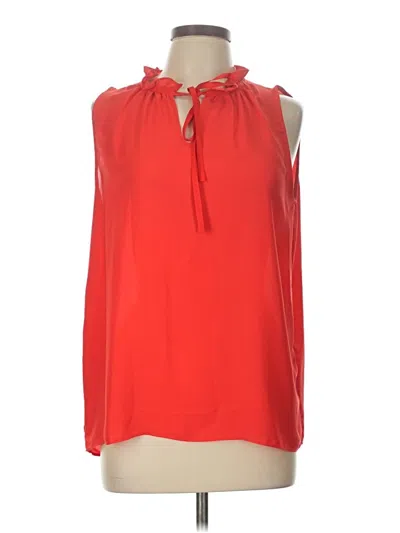 Pre-owned Violet & Claire Sleeveless Blouse In Red