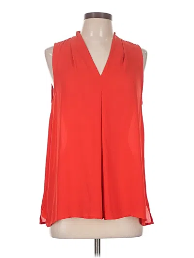 Pre-owned Violet & Claire Sleeveless Blouse In Red