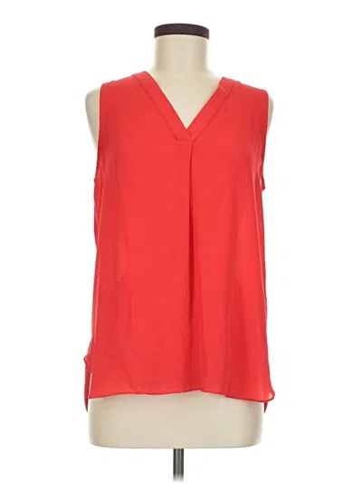 Pre-owned Violet & Claire Sleeveless Blouse In Red