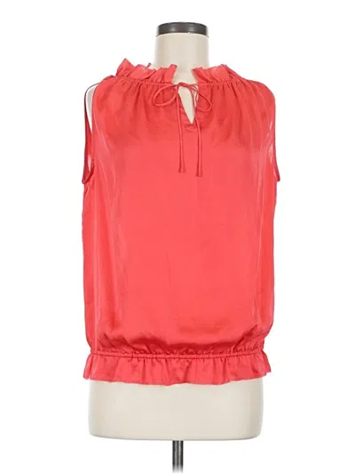Pre-owned Violet & Claire Sleeveless Blouse In Red