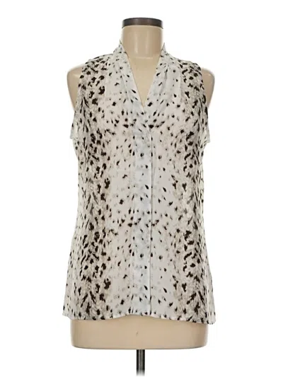 Pre-owned Violet & Claire Sleeveless Blouse In Silver