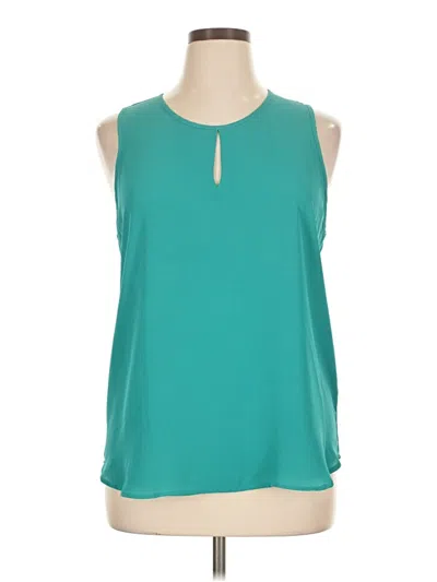 Pre-owned Violet & Claire Sleeveless Blouse In Teal