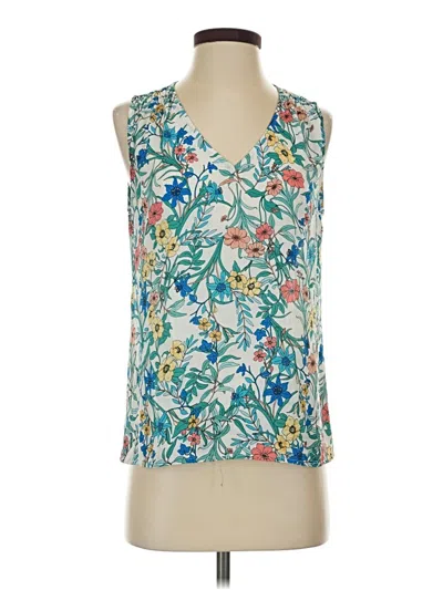 Pre-owned Violet & Claire Sleeveless Blouse In Teal