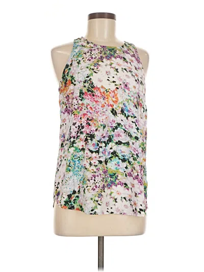 Pre-owned Violet & Claire Sleeveless Blouse In White