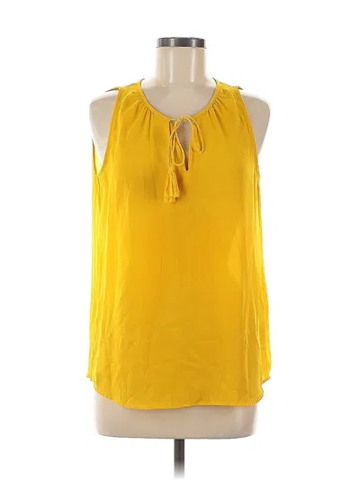 Pre-owned Violet & Claire Sleeveless Blouse In Yellow